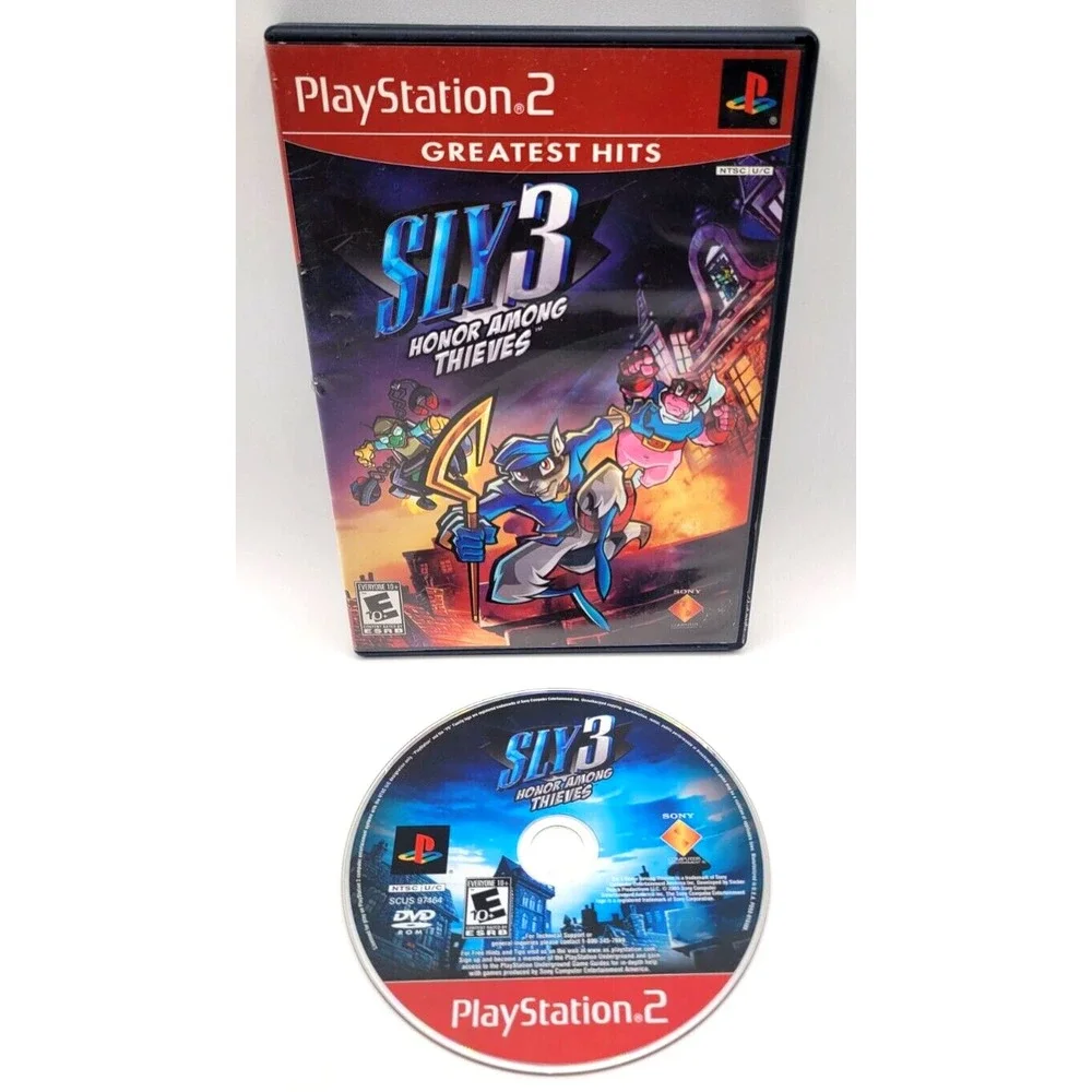 SLY 3 HONOR AMONG THIEVES PS2 GAME PLAYSTATION 2 GAME & CASE‎ GREATEST HITS